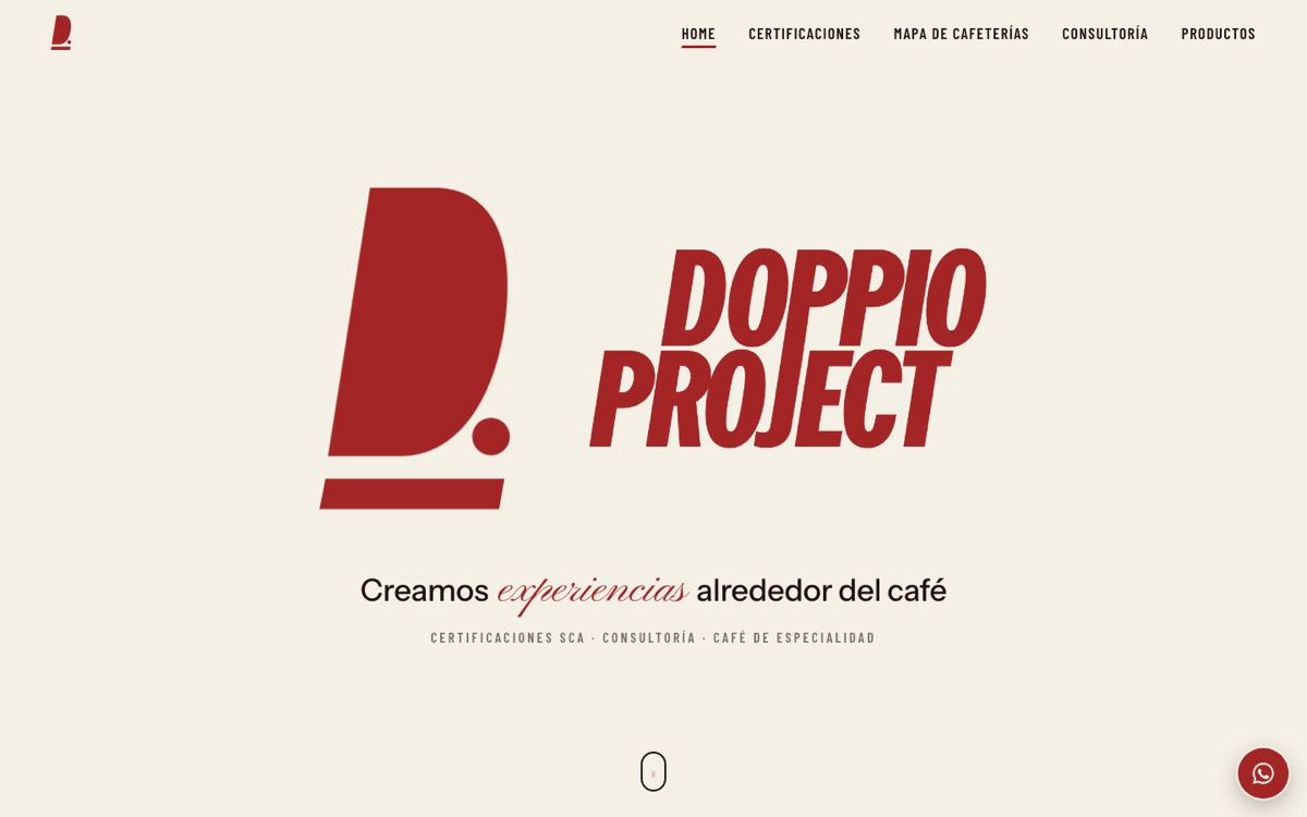 Página de Doppio Project